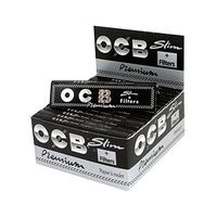 32 Booklets Rolling Paper OCB Premium King Size Slim + Filters Tips 1 Box