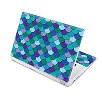 MightySkins Skin Compatible with Acer Chromebook 15 15.6” (2017) - Blue Scales | Protective, Durable, and Unique Vinyl Decal wrap Cover | Easy to Apply, Remove, and Change Styles | Made in The USA