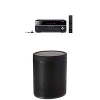 Yamaha RX-V685BL 7.2-Channel 4K Ultra HD AV Receiver + 2 MusicCast 20 Speakers (Black)