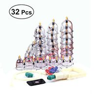 ULTNICE Acupuncture Massage Cupping Therapy Set Chinese Vacuum Cupping Acupuncture Massage Set - 32 Cups