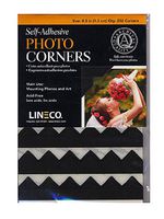 Lineco Infinity Paper Photo Corners black pack of 252 [PACK OF 2 ]