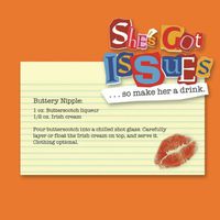 Cocktail Size Paper Napkin,Buttery Nipple