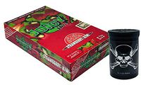 Herb Airtight Container Fresh Kettle with Juicy Jay's Strawberry Kiwi 1.25 Flavored Hemp Rolling Papers 24 Count Box DC Crafts Nation- Jolly Roger