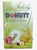 Detox Psylium Husk ,Total Fibely Donutt -Fiber 7,500 mg.(Box of 10 sachets)Drink Healthy Lemon Flavor,With Frutooligosaccharide(FOS),Apple cider vinegar,Skin Bright