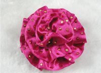 10pcs The Shining Point Cloth Volumes Flowers Wedding/applique U Pick (Rose)