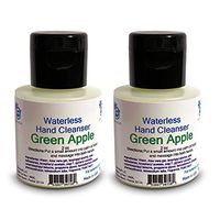 Waterless (No Water Needed for Rinsing) Hand Cleanser (Juicy Apple) - 2 pack