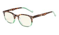 Eyekepper Computer Reading Glasses-4.00x, Tortoise-Green