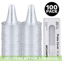 MOVINPE 100 Counts Ear Thermometer Probe Covers/Refill Caps/Lens Filters for All Braun ThermoScan Models and Other Types of Digital Thermometers Disposable Covers