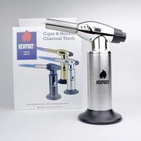 10" Newport Zero Large Torch Lighter -Metallic Finish-Powerful Torch (silver)