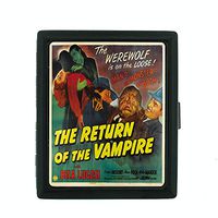 Metal Cigarette Case Vintage Poster D-097 The Werewolf is on The Loose The Return of The Vampire