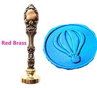 MNYR Vintage Fire Balloon Wax Seal Stamp Luxury Bronze Metal Peacock Decorative Wedding Invitations Gift Cards Paper Stationary Envelope Seals Custom Logo Picture Monogram Wax Seal Sealing Stamp Set