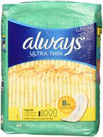 Always ULT Thin Reg 44ct Size 44ct Always Ultra Thin Regular Pad 44ct