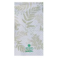Hoffmaster 856301 Earth Wise Recycled Paper Guest Towel, Overall Embossed, 2 Ply, 1/6 Fold, 17" Length x 13" Width, Nature's Greens (Case of 1000)
