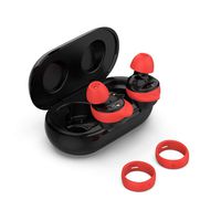 Simplylin8pc Silicone Earbud Cover Tips Replacement Ear Gels Buds for Samsung Galaxy Buds (Red)
