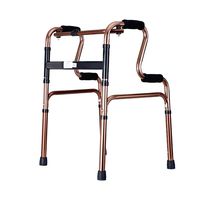 KALO Folding Walker for Seniors - Adult Walker - Portable Medical Walker with Adjustable Height, 27-35 Inches