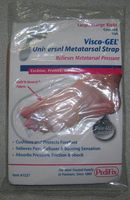 Complete Medical 1227 Universal Metatarsal Strap Covered Gel Large And Extra Large, Right