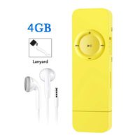 MP3 Player, Dyzeryk 4GB MP3 Player with USB Flash Drive, Portable HiFi Lossless Sound MP3 Music Player, Supports up to 64GB