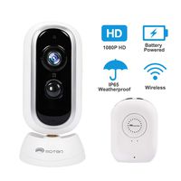 Outdoor Security Camera Wireless Rechargeable Battery Powered Camera,Home Security Camera System WiFi 1080P Camera,Night Vision,HD Video with Motion Detection,2-Way Audio Talk WiFi Camera,IP65,SD Slot