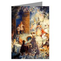 Twelve Vintage Note Cards of This Illustration of Margaret W. Tarrant, Gates of Fairyland-c1922