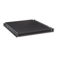 1U 20" Rack Mountable Sliding Shelf