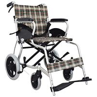LBYMYB Wheelchair Aluminum Alloy Elderly Disabled Manual Wheelchair Scooter Household Light Transport Folding Portable Wheelchair
