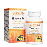 CurcuminRich Theracurmin by Natural Factors, Turmeric, 30 Capsules (30 Servings)