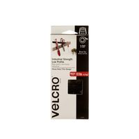 VELCRO Brand Industrial Strength Fasteners | Low Profile Thin Design | Professional Grade Heavy Duty Strength Holds up to 10 lbs on Smooth Surfaces | Indoor Outdoor Use | 3ft x 1in Roll Tape, Black