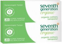 Seventh Generation Tampons, Super - 20 ct - 2 pk