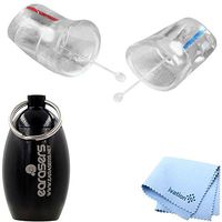 Earasers Earplugs for Musicians, Concerts, Motorcycles, Hunting, Sports & Fitness, Workplace, Whistles Blowing and For Noise Sensitivity Conditions and More (Small) w/ a Free Case & Cleaning Cloth