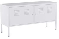 Ikea White Cabinet Tv Stand Multi-use Lockable