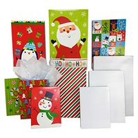 10 Christmas Gift Boxes + Tissue, 2 Robe Box, 4 Shirt Box, 4 Lingerie Box (Whimsical Holiday)