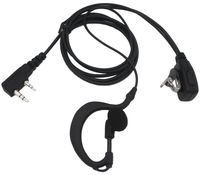 SUNDELY G Shape Clip Ear/Ear Hook Earpiece Headset for Kenwood Radio Walkie Talkie NX320 TK-270 TK-378 TK-3130 TH-47A 2-pin