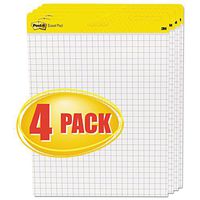 Post-it 560VAD4PK Easel Pad,Self-Stick,Faint Grid,30 Sheets,25-Inch x30-Inch,4/CT,WE