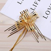 DAYUANDIAN 10pcs Organza Pull Bow Ribbon,Bow Ribbon Gift Elegant Gift Pull Bows for Gift Wrapping Decoration