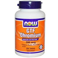Now Foods - GTF Chromium, 200 mcg, 250 Tablets