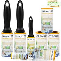 Lint Rollers Remover Pet Roller - Mini Lint Roller Refill Sticky Tape Reusable Lint Rollers for Pet Hair on Clothes - 8 Count
