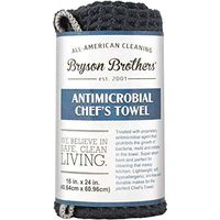 Bryson Brothers 16" x 24" Antimicrobial Chef's Towel - Lightweight, Hypoallergenic, Lint Free Towel for Cleaning