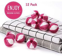 JUSTDOLIFE Washing Balls, Reusable Washing Balls Plastic Dryer Balls Magic Hair Fur Removal Laundry Balls to Save Clothes Washing and Drying Time