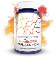 Longvida Curcumin Capsules | 30 Count | 400mg | 95x More Bioavailable Than Standard Curcumin | Requires Only One Daily Dose | Supports Healthy Aging