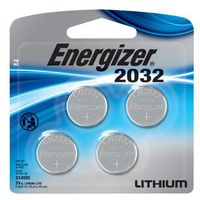 Energizer 2032BP-4 3 Volt Lithium Coin Battery - Retail Packaging (2 x Pack of 4)