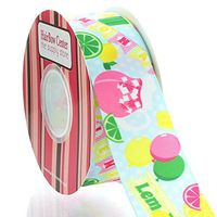 1.5" Summer Lemonade Grosgrain Ribbon 100yd