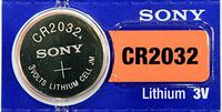 Sony 3V Lithium CR2032 Battery (4 strips of 5 per unit)