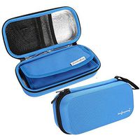 Insulin Pen Case Cooling Protector Bag Waterproof Portable Pouch Cooler Travel Diabetic Pocket, Built-in Temperature Display, FDA Certification(Blue)