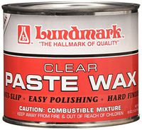 Lundmark Carnauba Paste Wax, Clear, 1-Pound, 3206P001-6