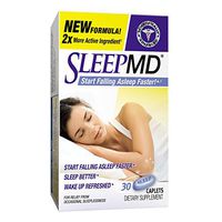Sleep MD Sleep Aid, Non-Habit Forming Sleep Aid Featuring Valerian and Melatonin, 30 Count