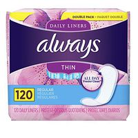 Thin Dailies, Unscented, Wrapped 120 Count