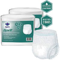 Healthy Spirit Bariatric Incontinence XX-Large Underwear for Men and Women, 24 Count