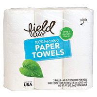 Field Day Paper Towel Rolls, 60 Sheets Each Roll, 3 Count