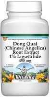 Dong Quai (Chinese Angelica) Root Extract - 1% Ligustilide - 450 mg (100 Capsules, ZIN: 513371) - 3 Pack