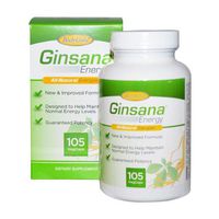 BodyGold Ginsana Energy VegCaps, 105 Count